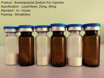 Lyophilisierte Pulver-Einspritzung/Proton-Pumpen-Hemmnis saures Esomeprazole-Antinatrium für Einspritzung